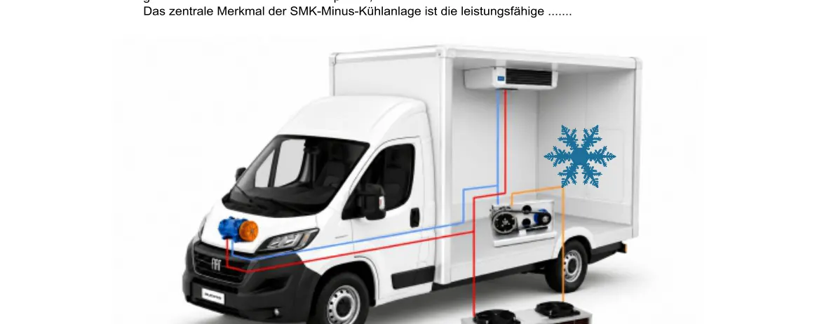 Fahrzeug mit SMK-Kühlanlage – Schema